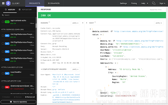 可模拟网络请求的Chrome插件DHC REST Client