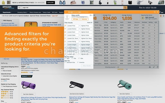 亚马逊卖家选品分析工具Chrome插件Jungle Scout: Extension