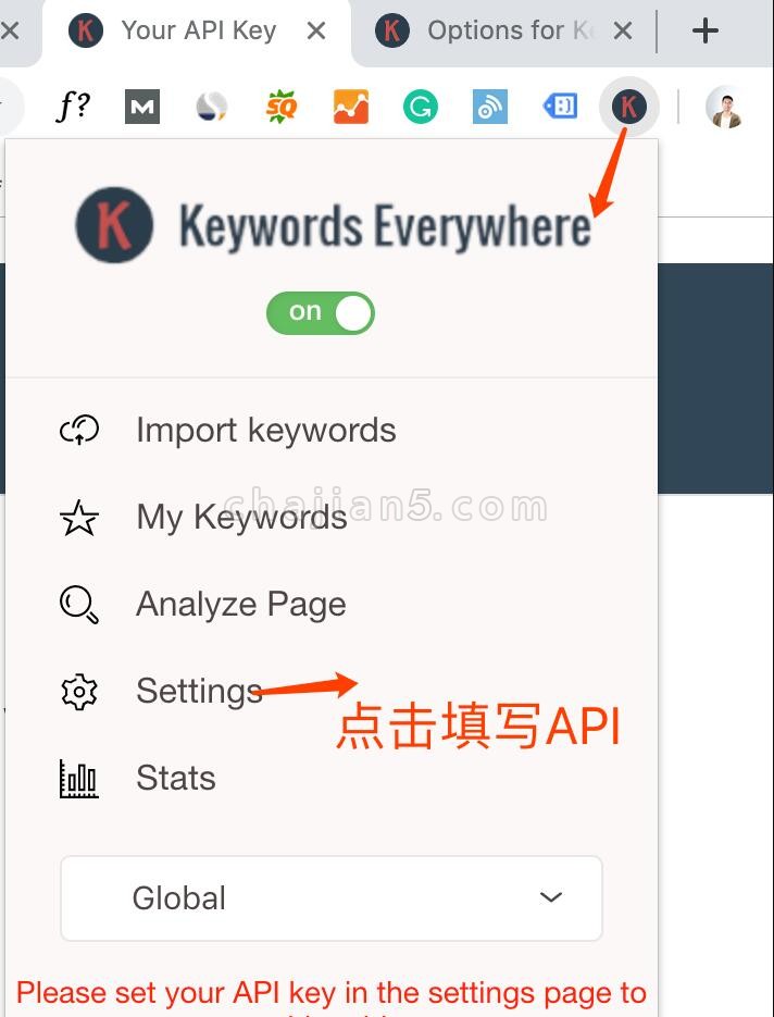 keywords everywhere api apps
