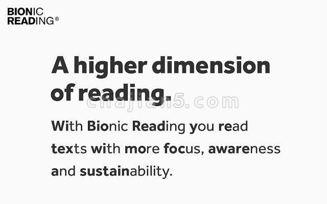 BionicReading 仿生学阅读