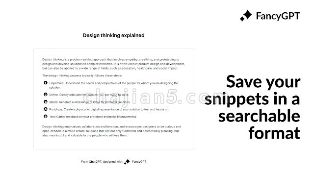 FancyGPT v1.1.0.0（将ChatGPT片段保存）