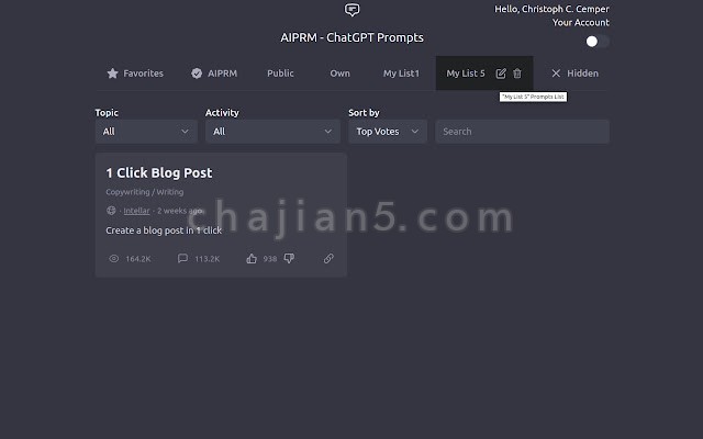 Aiprm For Chatgpt