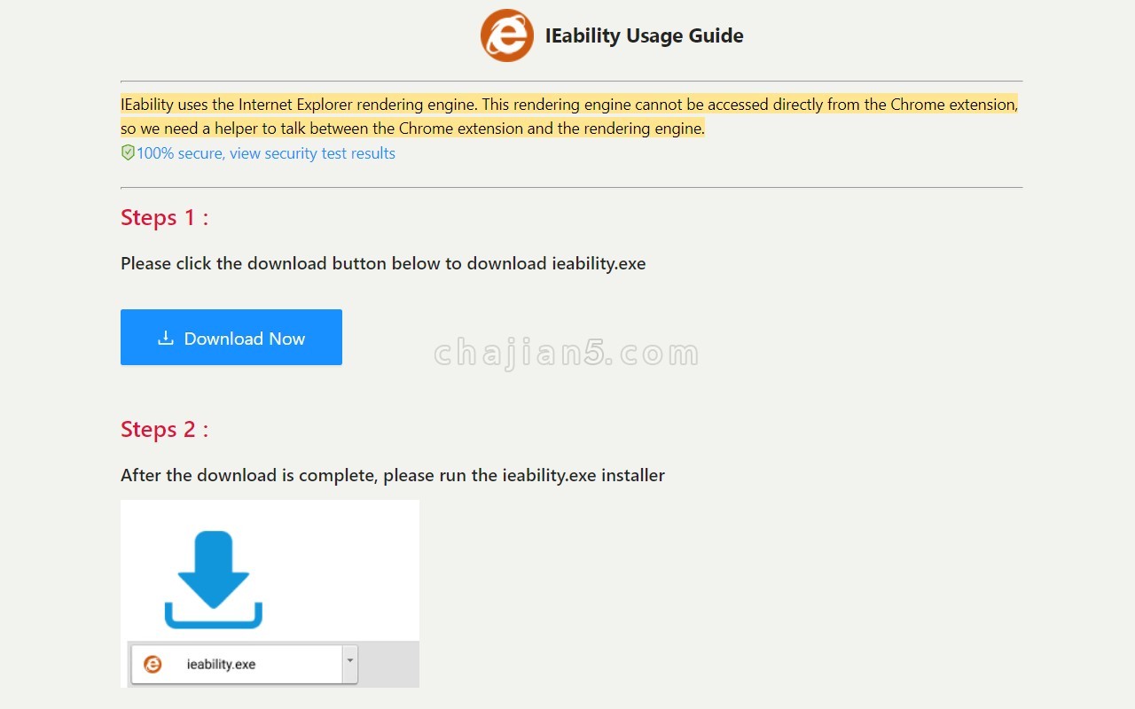 Ieability 使用ie Tab模式在chrome中显示您的网页