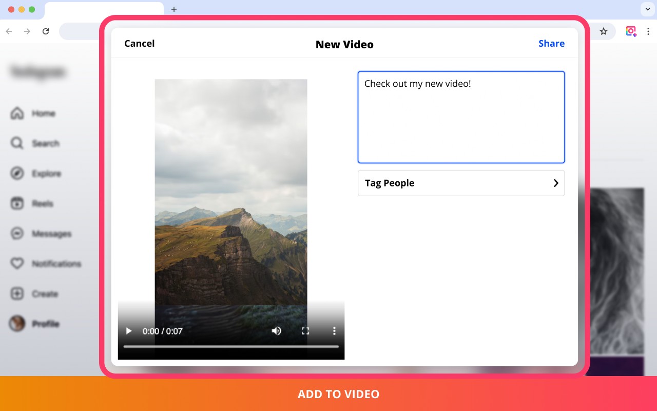 Upload video and photo to Instagram v0.3.3.0（通过插件上传照片或视频到ins）