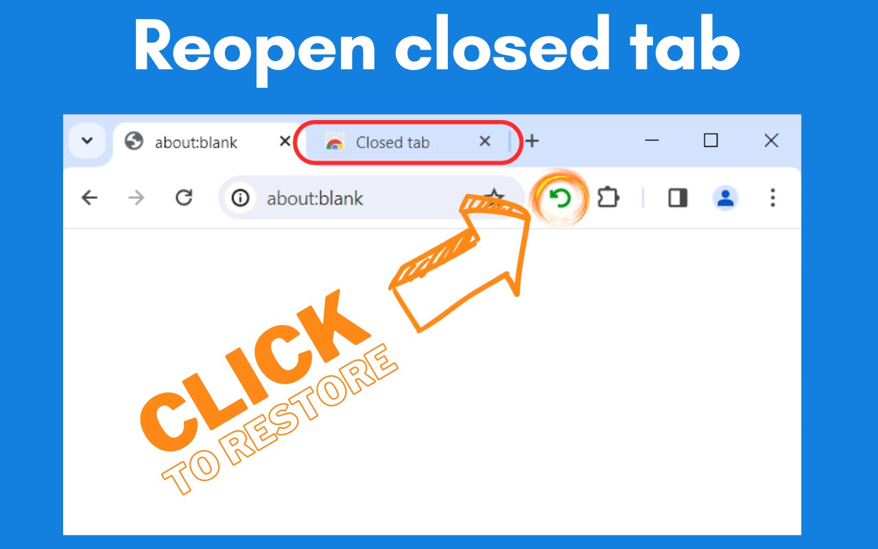 Reopen closed tab v0.1.1.0（撤销刚关闭的网页）