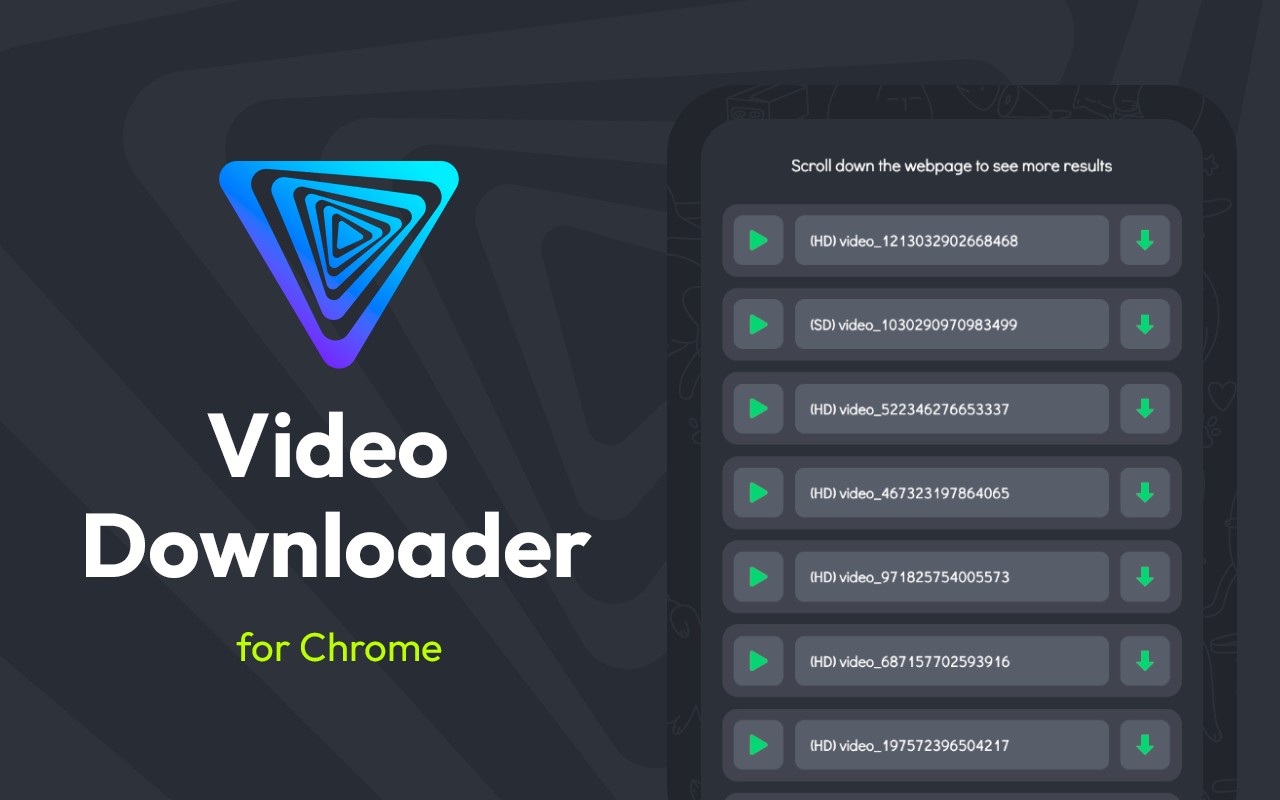 Video Downloader for Chrome 轻松地从FB、X、Vimeo、IG等网站下载视频