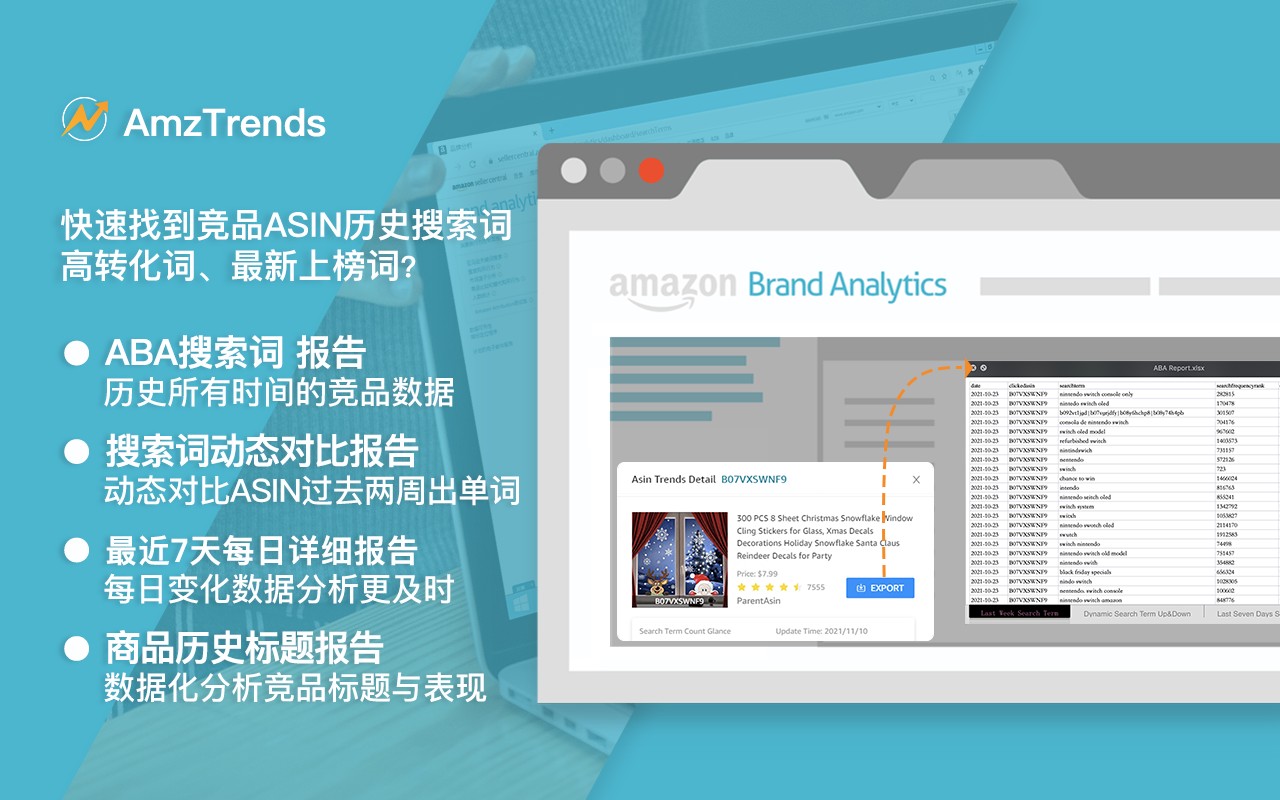 AmzTrends v4.2.0.0（亚马逊运营辅助）