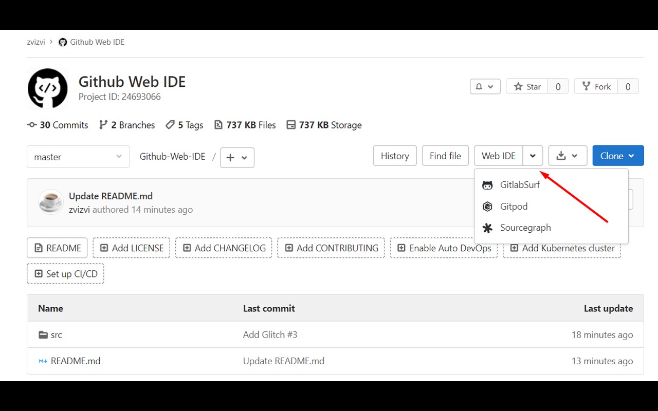 GitHub Web IDE v2.0.8.0（开发者必备的插件之一）