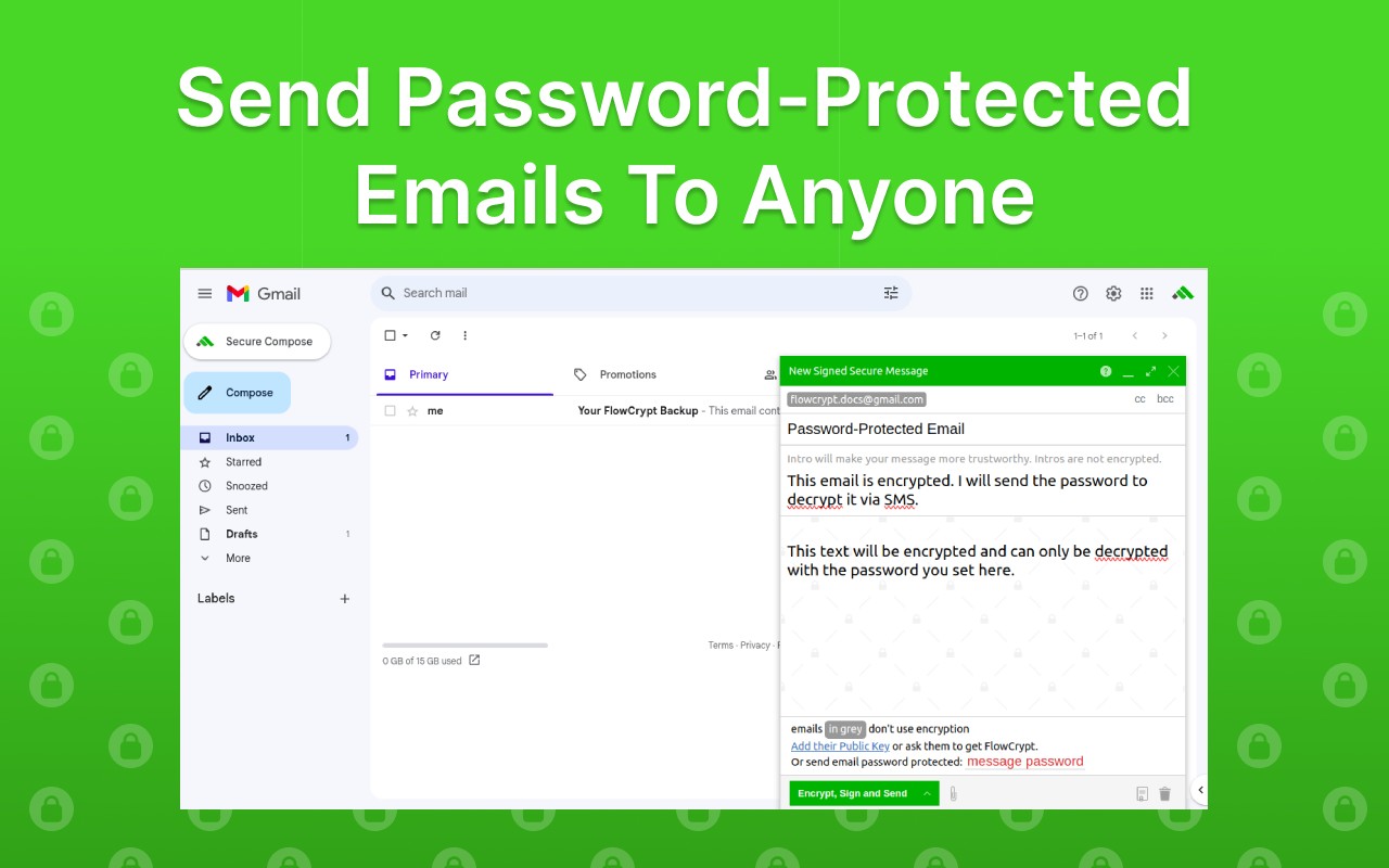 FlowCrypt v8.5.7.0（针对Gmail开发的邮件内容加密插件）
