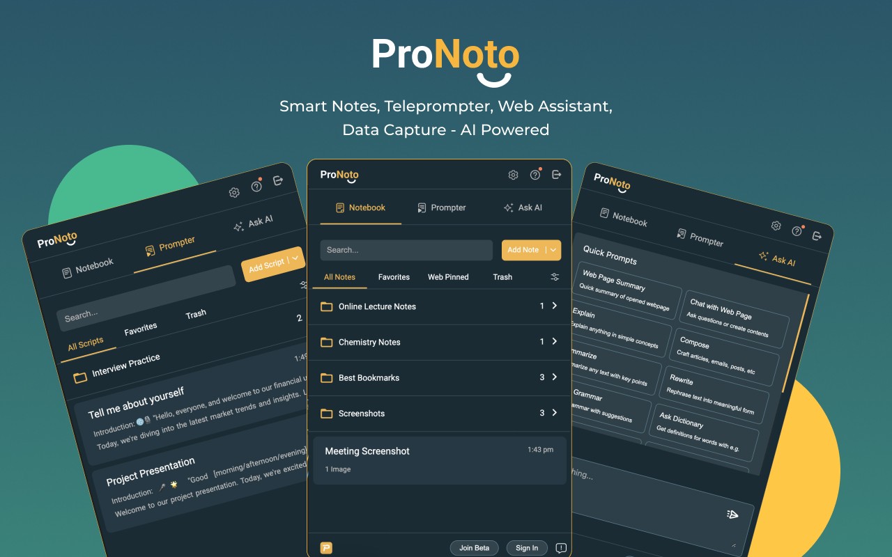 ProNoto v7.2.4.0（一款浏览器笔记插件 拥有超过笔记的内容抓取功能）