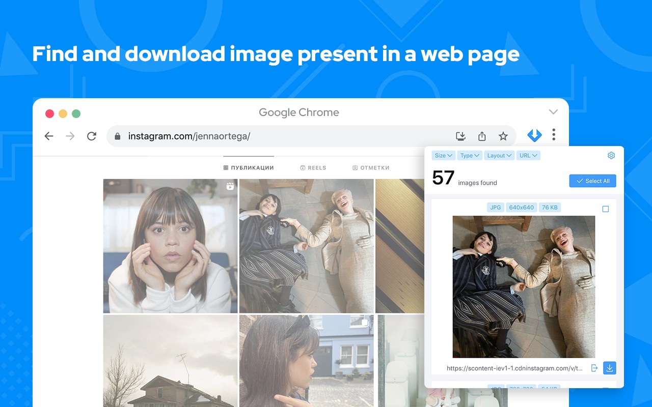 Image downloader 从 Instagram、Pinterest 等网站查找和下载图片